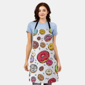Donuts seamless pattern schort (Gedragen)