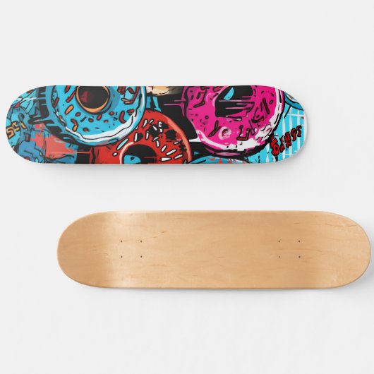 Donuts Skateboard van Claire Firley (Horizontaal)