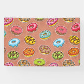 Donuts spandoek (Horizontaal)