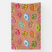 Donuts spandoek (Verticaal)