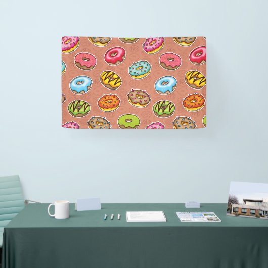 Donuts spandoek (Beurs)