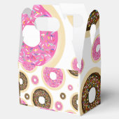 Donuts & Sprinkles Roze Bruin Yummy Party Favor Bedankdoosjes (Geopend)