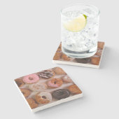 Donuts. Stenen Onderzetter (Zijkant)