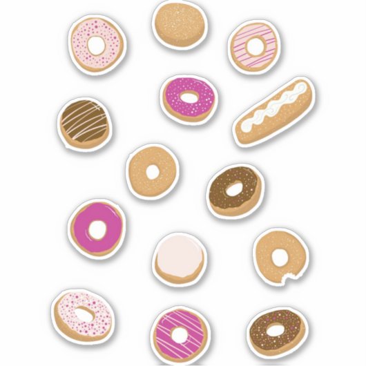 Donuts Sticker (Voorkant)