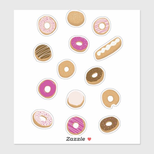 Donuts Sticker (Vel)