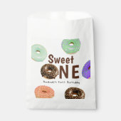 Donuts Sweet One 1e Verjaardag Bedankzakje (Voorkant)
