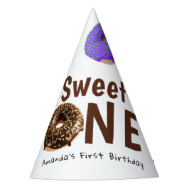 Donuts Sweet One 1e Verjaardag Feesthoedjes