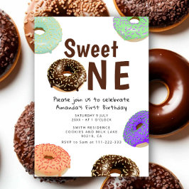Donuts Sweet One 1e Verjaardag Kaart