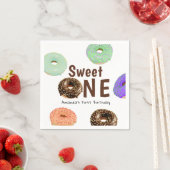 Donuts Sweet One 1e Verjaardag Servet (Insitu)