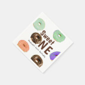 Donuts Sweet One 1e Verjaardag Servet (Hoek)