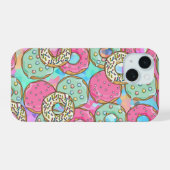 Donuts, taarten, keuken iPhone 15 case (Achterkant horizontaal)