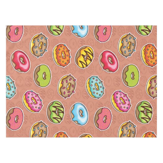 Donuts Tafelkleed (Voorkant (Horizontaal))
