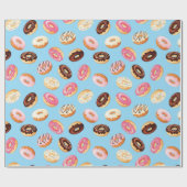 Donuts Tegelontwerp  Cadeaupapier (Vlak)