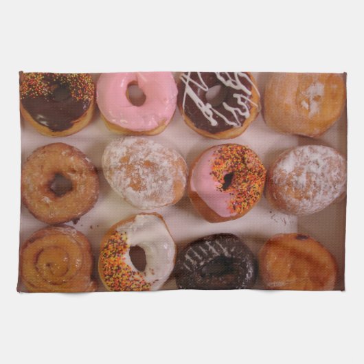Donuts. Theedoek (Horizontaal)