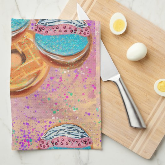 Donuts Theedoek (Quarter Fold)