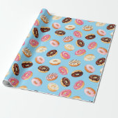 Donuts Tiled Design Cadeaupapier (Uitgerold)
