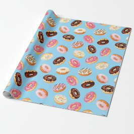 Donuts Tiled Design Cadeaupapier