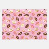 Donuts Tiled Design Inpakpapier Vel (Voorkant 3)