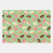 Donuts Tiled Design Inpakpapier Vel (Voorkant 2)