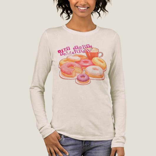 Donuts Tri-Blend Shirt (Voorkant)