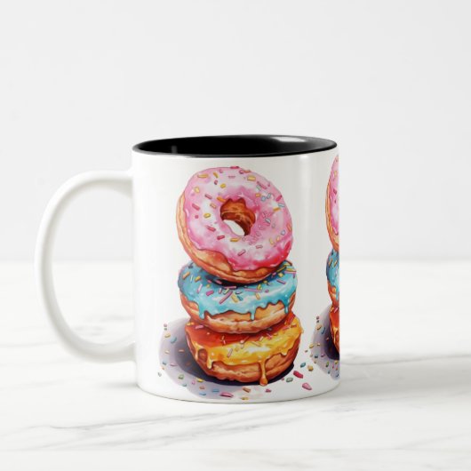 Donuts Tweekleurige Koffiemok (Links)