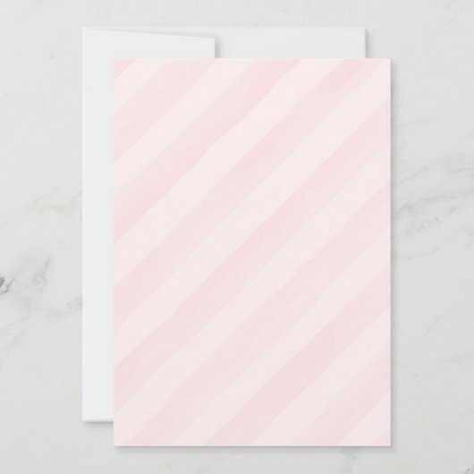 Donuts unicorn party-uitnodiging kaart (Achterkant)