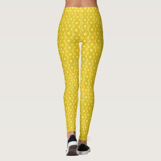 Donuts van Butterscotch Retro Leggings (Achterkant)