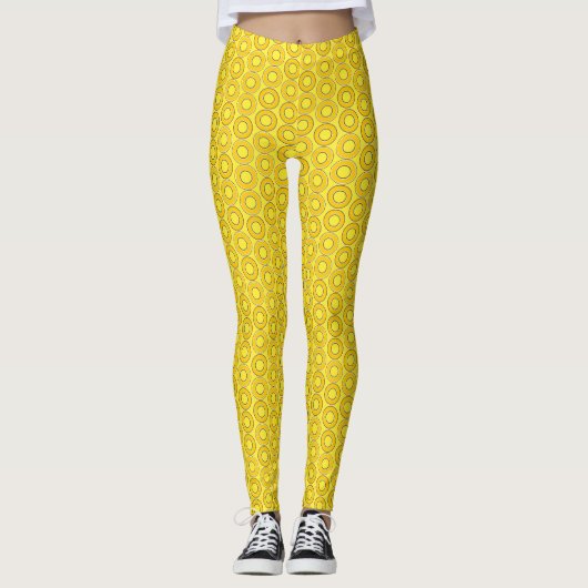 Donuts van Butterscotch Retro Leggings (Voorkant)