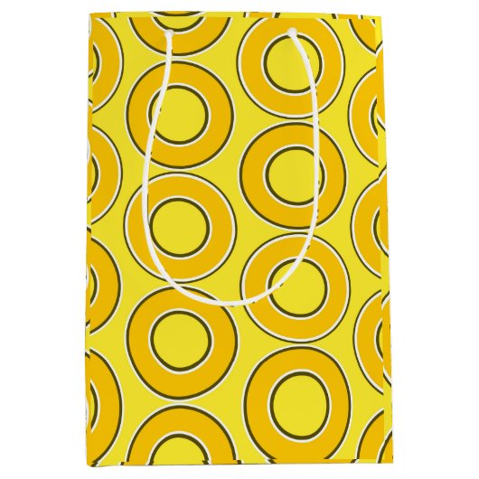 Donuts van Butterscotch Retro Medium Cadeauzakje (Voorkant)