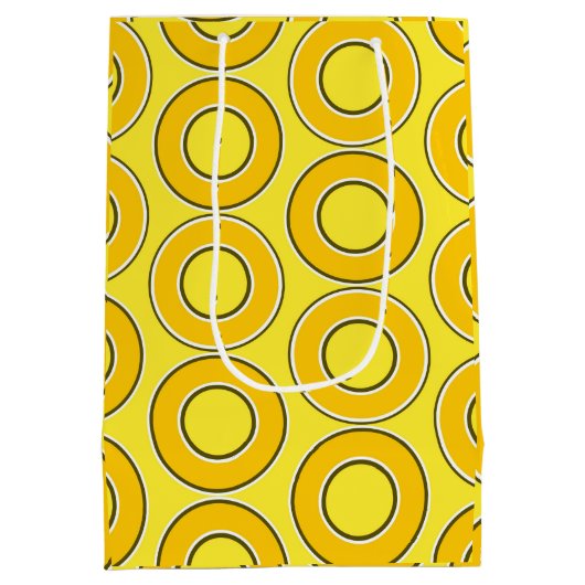 Donuts van Butterscotch Retro Medium Cadeauzakje (Achterkant)