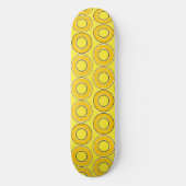 Donuts van Butterscotch Retro Persoonlijk Skateboard (Voorkant)