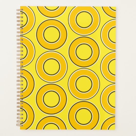 Donuts van Butterscotch Retro Planner (Voorkant)