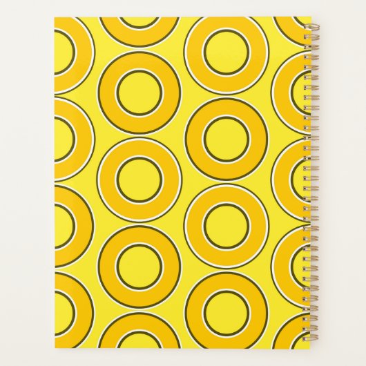 Donuts van Butterscotch Retro Planner (Achterkant)