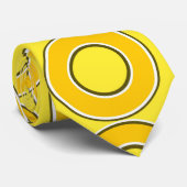 Donuts van Butterscotch Retro Stropdas (Opgerold)