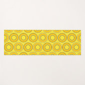 Donuts van Butterscotch Retro Yogamat (Voorkant (horizontaal))