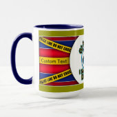 Donuts van politie mok (Links)