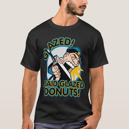 Donuts van politie t-shirt (Voorkant)
