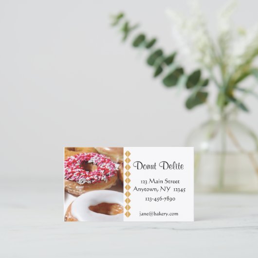 Donuts Visitekaartje (Staand voorkant)