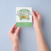 Donuts voor etensstraat flyer (Hand)