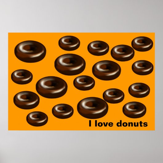 Donuts voor vader poster (Voorkant)