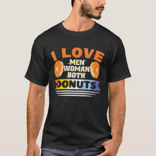 Donuts Vrienden Aroace Flag Pride LGBTQ Donuts T-shirt