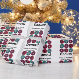 Donuts vullen mijn lege ruimtes met donuts cadeaupapier