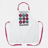 Donuts vullen mijn lege ruimtes met donuts schort (Voorkant)