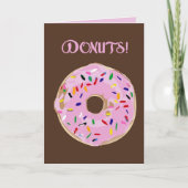 DONUTS! Wenskaart Kaart (Voorkant)