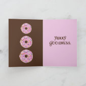 DONUTS! Wenskaart Kaart (Binnen)