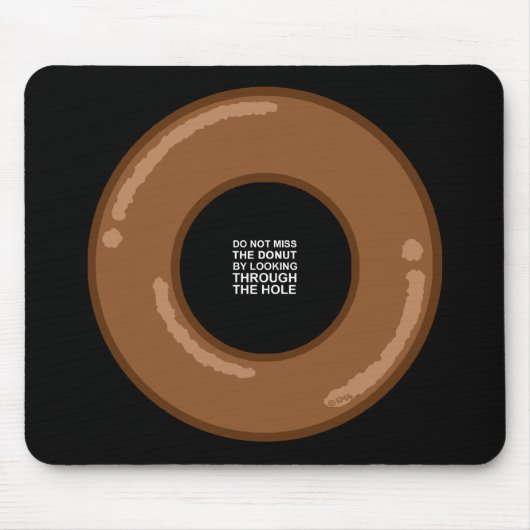 Donut's wijsheid muismat (Voorkant)