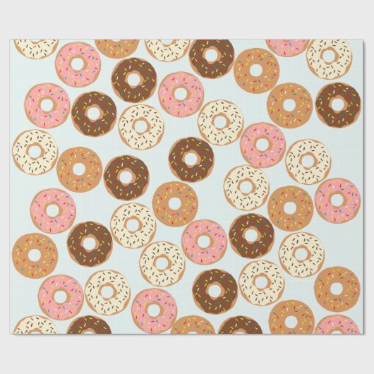 Donuts Wrapping Paper Cadeaupapier (Vlak)