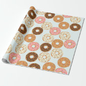 Donuts Wrapping Paper Cadeaupapier (Uitgerold)