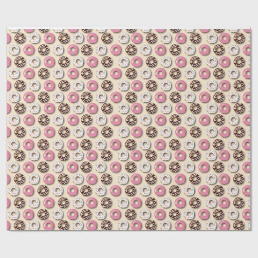 Donuts wrapping paper cadeaupapier (Vlak)