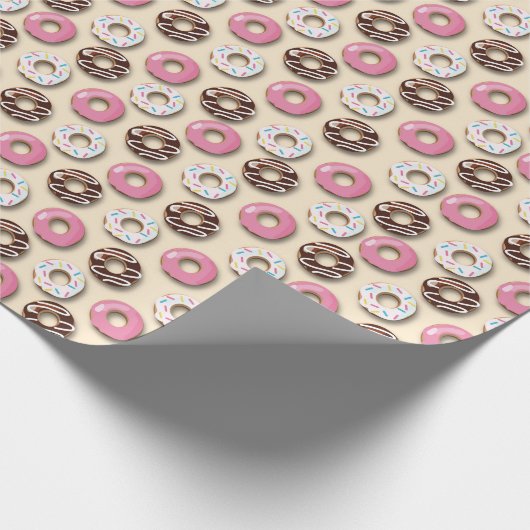 Donuts wrapping paper cadeaupapier (Hoek)